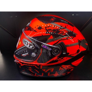 瀧澤部品 KYT NF-R 彩繪 #N紅 全罩安全帽 NFR 內藏墨片 透氣舒適 內襯全可拆 藍芽預留孔 雙D扣 通勤