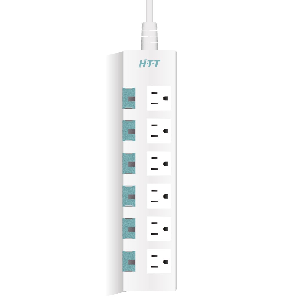 HTT 防脫落6開6插延長線HTT-6634 | 蝦皮購物