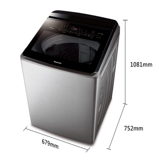 Panasonic 國際牌變頻直立式溫水洗衣機 NA-V200LMS-S(不鏽鋼)