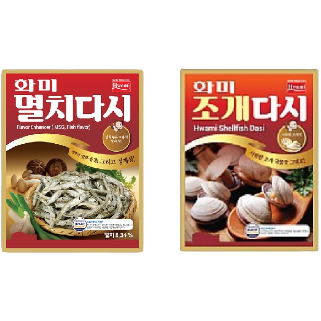 ▌黑門 ▌韓國🇰🇷進口 Hwami 小魚乾 蛤蠣 調味粉 調味料 韓式料理