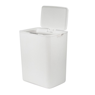 【太星電工】自動掀蓋垃圾桶12L(時尚白)TC120W (2臺以上請分2單)