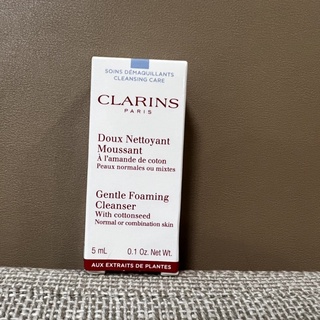 💎ℋ𝒴選物💎全新品 棉花籽潔顏泡泡 5ml clarins 克蘭詩 doux nettoyant moussant