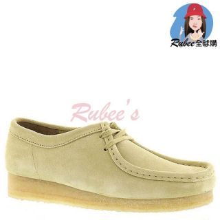 🌎Rubee全球購 Clarks Originals Wallabee 楓葉 麂皮 淺灰 低筒 袋鼠鞋 經典靴