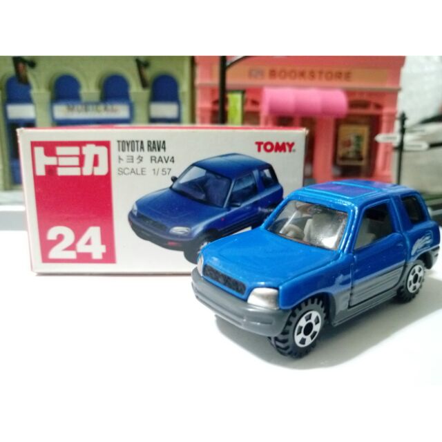 Tomica 紅標 24 絕版 極稀少 Toyota Rav4 稀少藍色 經典 休旅車