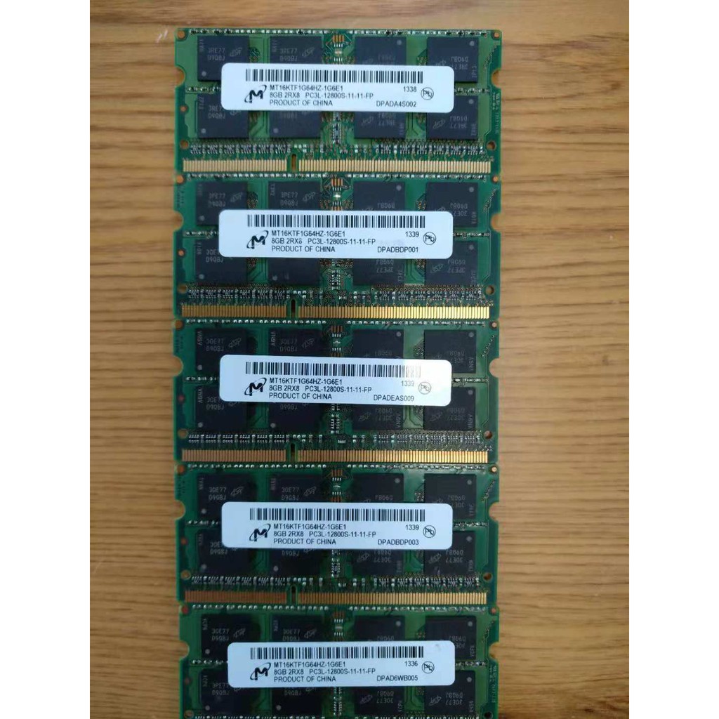 筆記型  8G DDR3 1600 PC3L 12800 筆電 記憶體 拆機 8GB SODIMM 美光 爾必達