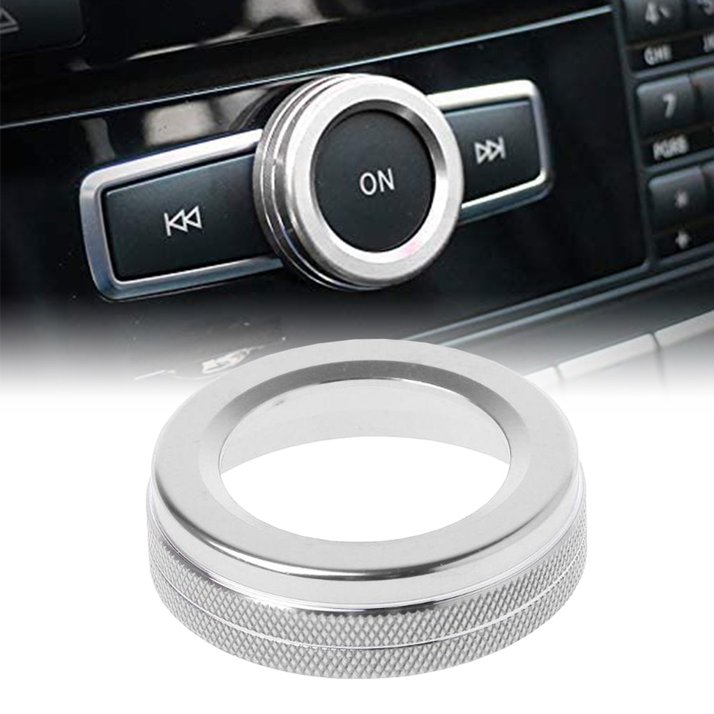 一入 銀色 鋁合金 音量調節旋鈕 裝飾蓋 汽車內飾 適用 14-20 X156 GLA250 GLA45
