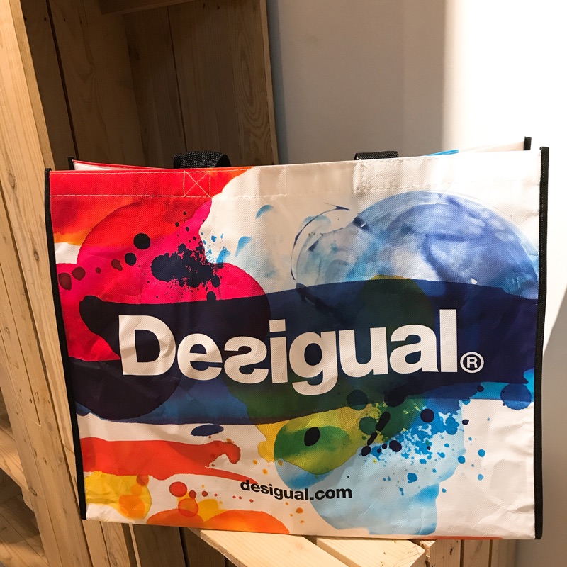 《便宜賣》防水購物袋西班牙潮牌Desigual大容量方便