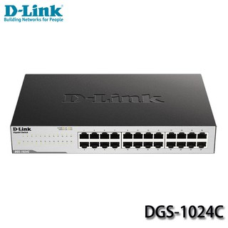 【3CTOWN】含稅附發票 D-Link 友訊 DGS-1024C 24埠 Gigabit 非網管型交換器