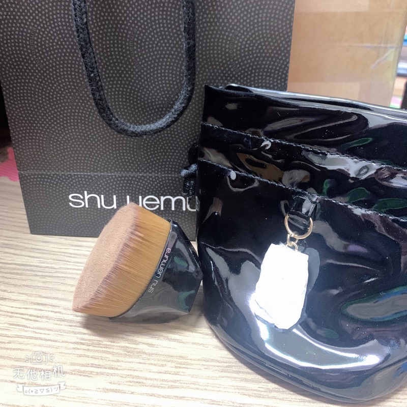 ⚠️二手 Shu uemura #55零刷痕粉底刷 附專櫃刷具收納袋