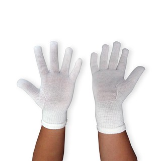 Edenswear兒童鋅纖維針織無縫五指濕疹防護防抓手套
