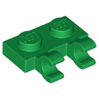 樂高 Lego 綠色 1x2 薄板 O型 夾子 平板 60470b Green Plate Modified Clips