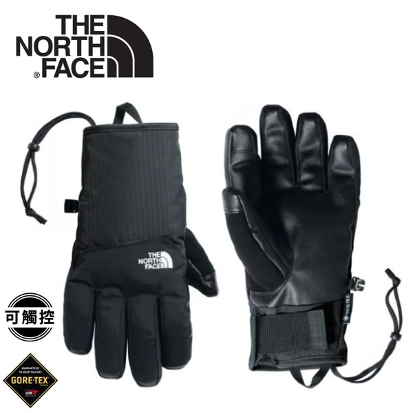 【The North Face 美國 中性GORE-TEX防水保暖觸控手套《黑》】3M3D/觸控手套/保暖手套/悠遊山水