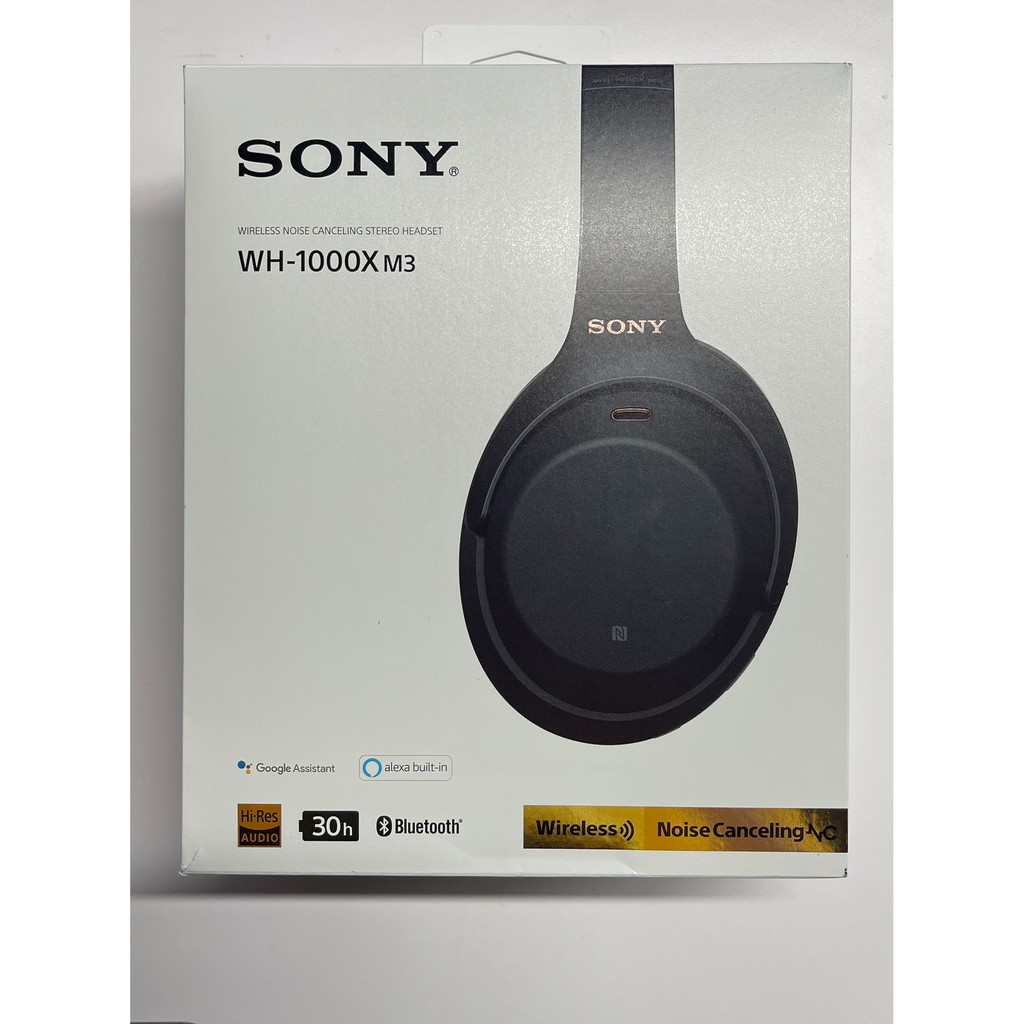 Sony WH-1000XM3藍芽耳機 LDAC 二手 極少用 公司貨 黑色