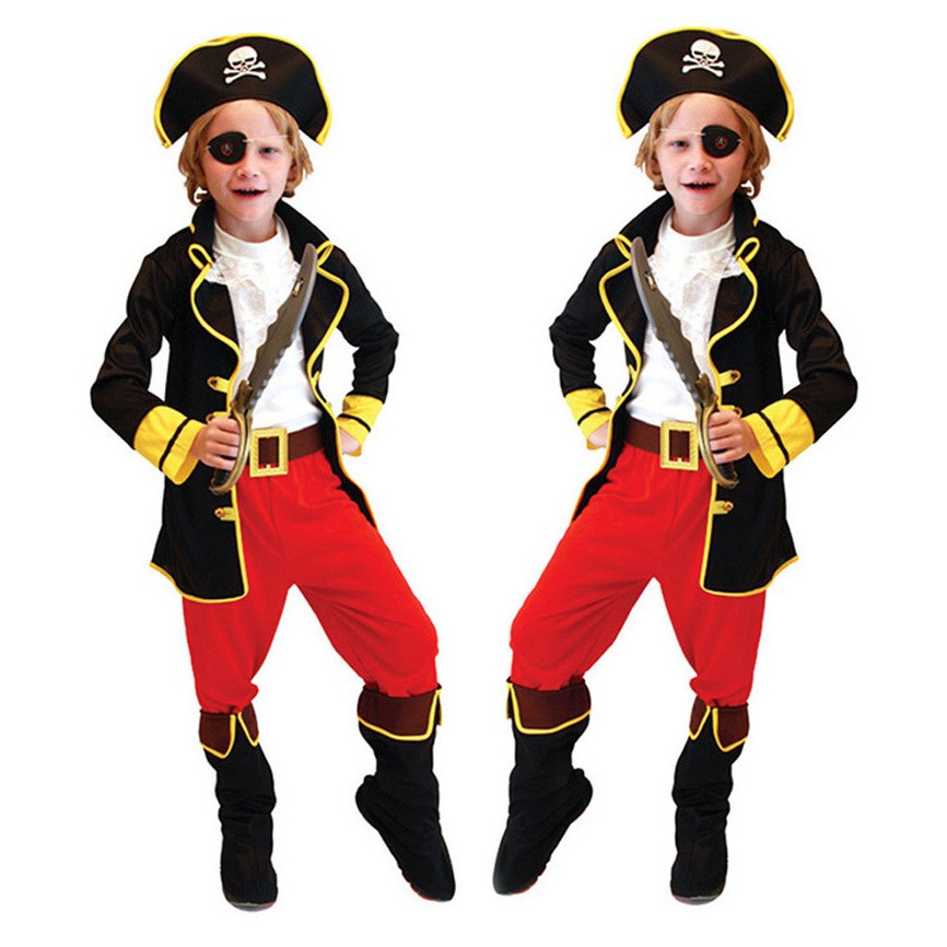 兒童cosplay服飾孩子加勒比海盜服cosplay服飾萬聖節兒童服裝孩子傑克船長派對表演服男孩造型服飾小孩表演服飾 蝦皮購物