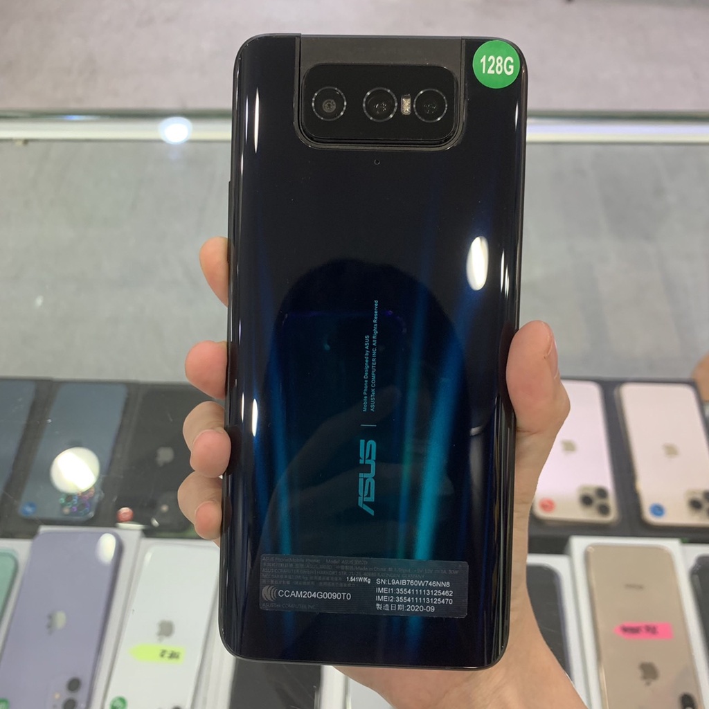 %【台機店】Asus ZenFone 7 ZS670KS 8G 128G 6.67吋 華碩 二手 板橋 實體店