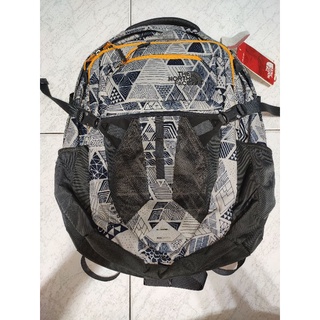 THE NORTH FACE 31L 15吋電腦揹包 復古幾何圖騰/明亮黃