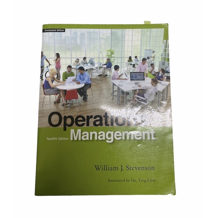 [二手］Operations Management 第12版 作業管理 9789863411482