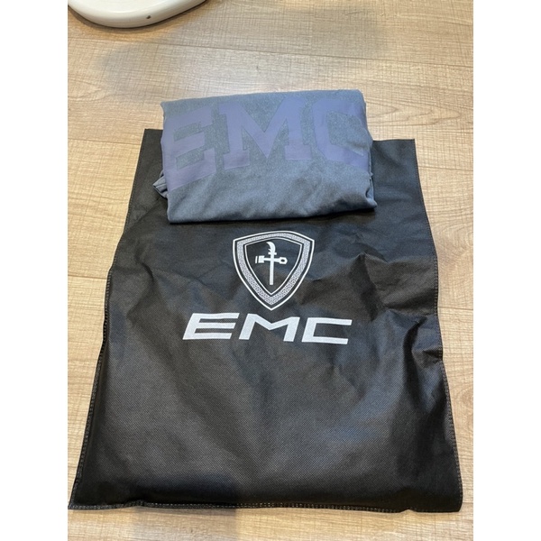 Empire Motor Club EMC Logo 經典復古刷色藍色 短袖TEE  王陽明 XXL