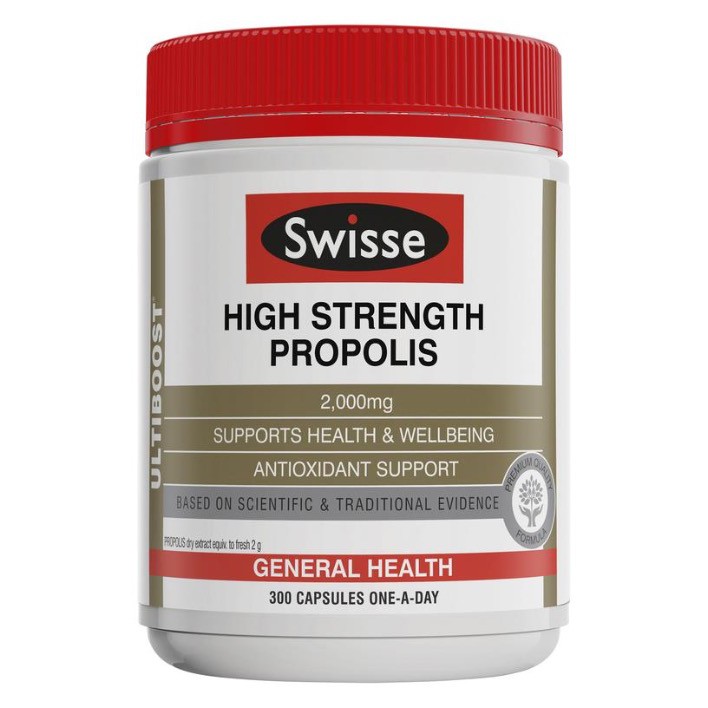 澳洲代購*Swisse High Strength Propolis 2000mg 蜂膠 300粒/210粒