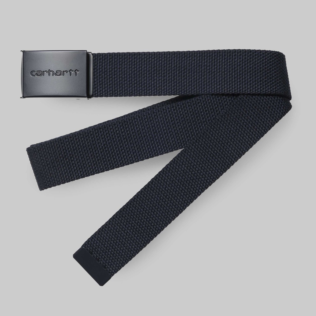 Carhartt wip 帆布皮帶 釦環同色系 I020451 深藍色/軍綠色/土黃色