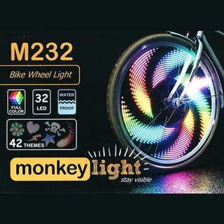 Monkey Lectric 瘋猴燈-單車風火輪 M232 (1入)【現貨出清價】超亮LED｜48個主題