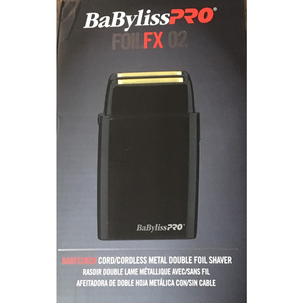 BaByliss FOILFX02現貨促銷優惠 推白神器 刮鬍刀 剃鬚刀（金、銀、黑金）