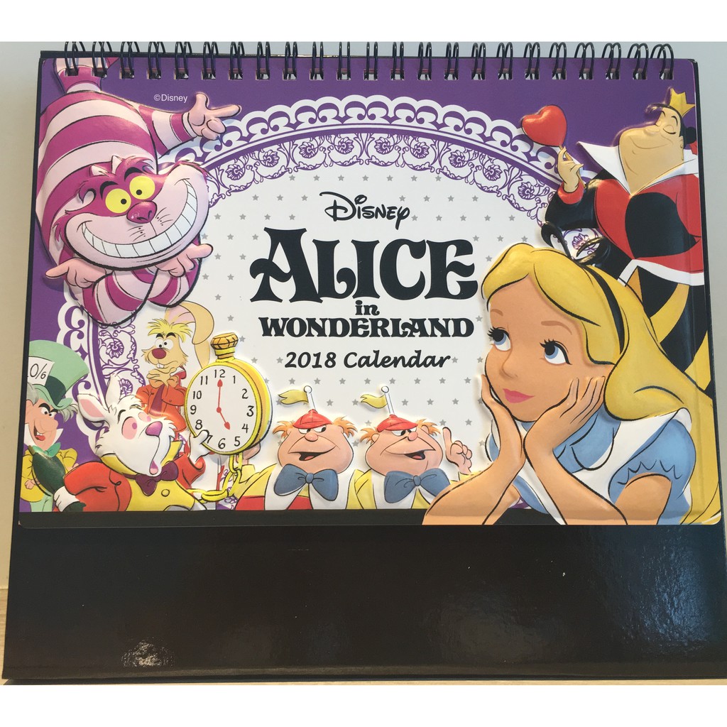 2018 愛曆絲 桌曆 Alice 立體桌曆 月曆 行事曆 三角桌曆