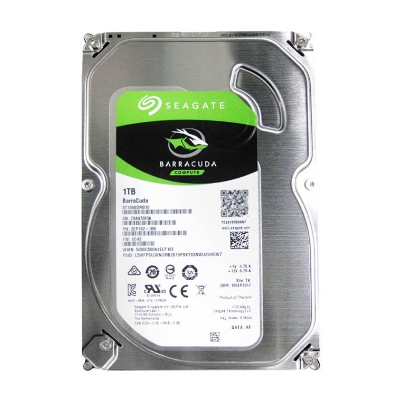 全新品限量出清免運費Seagate 新梭魚 1TB 1T 3.5吋 SATAⅢ硬碟 (ST1000DM010