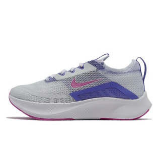Nike 慢跑鞋 Wmns Zoom Fly 4 灰 紫 避震 React 女鞋 運動鞋【ACS】 CT2401-003
