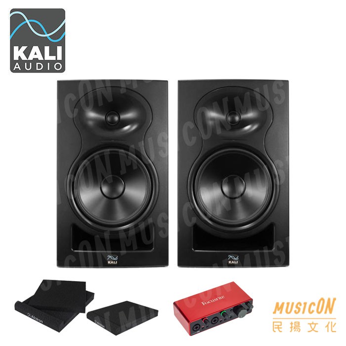 【民揚樂器】KALI Audio LP6 6.5吋 主動式監聽喇叭 優惠加購喇叭墊 Focusrite 2i2 錄音介面