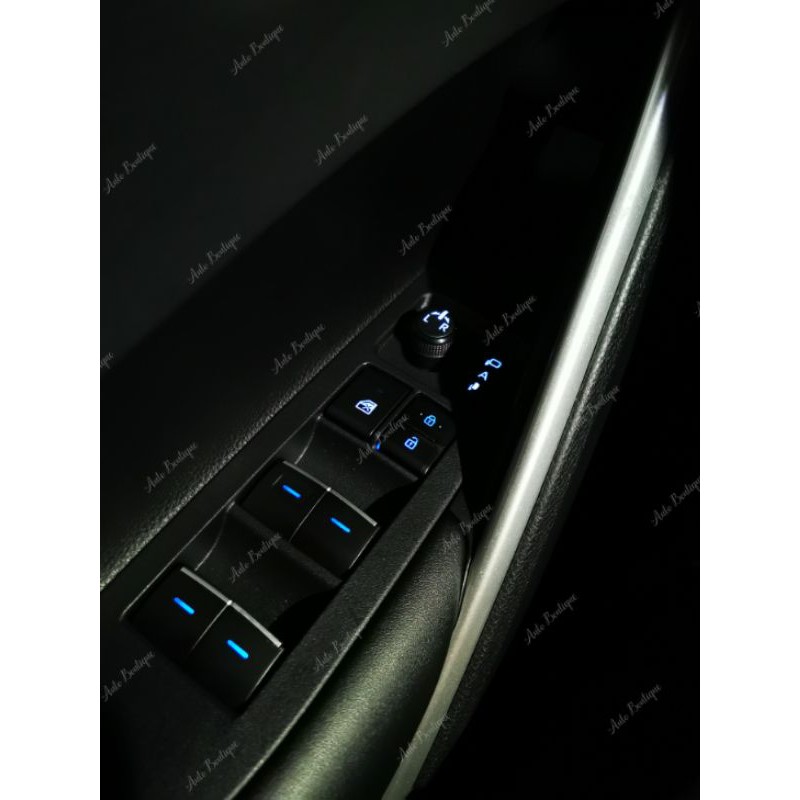 （點精品）Corolla CROSS 車窗按鍵 車門按鍵 玻璃升降 發光 LED燈 夜間照明 精品 配件 改裝