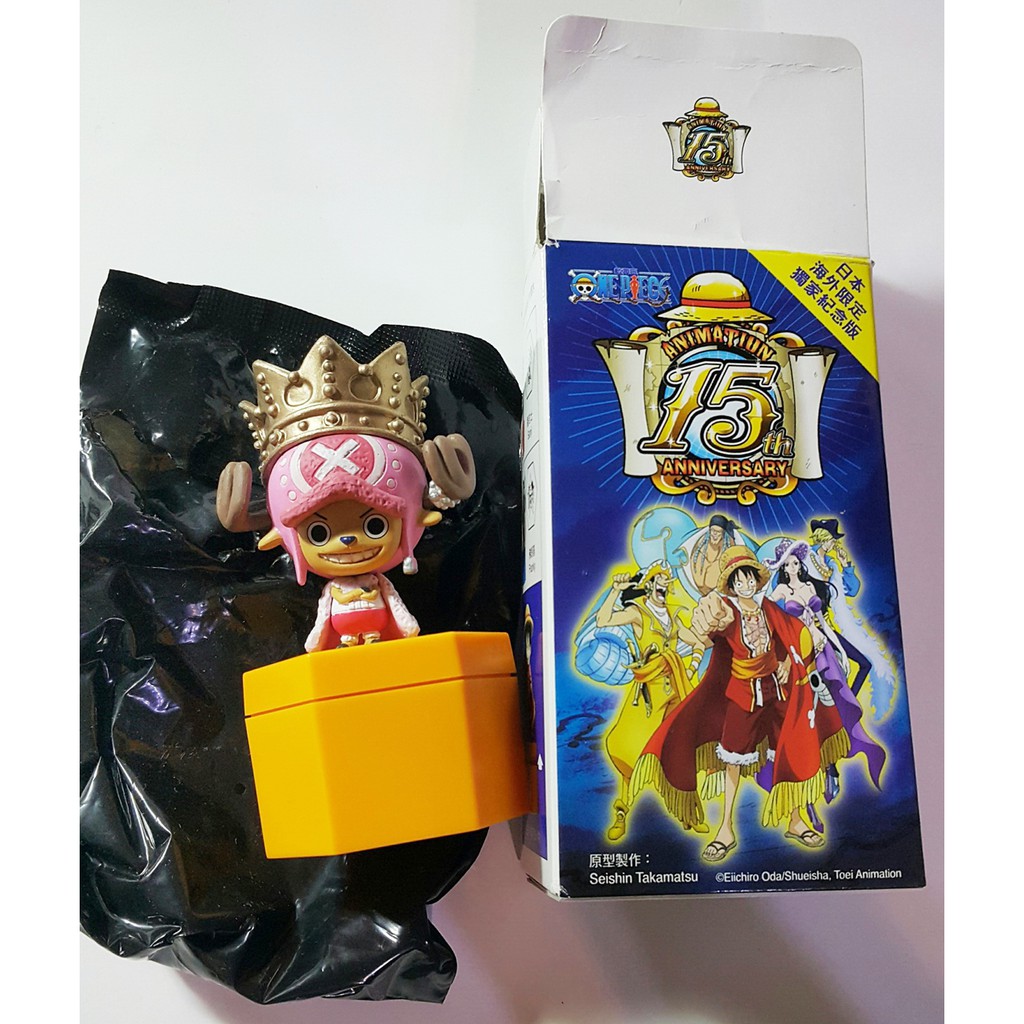 盒玩轉蛋扭蛋食玩模型公仔7-11喬巴魯夫全家系列 15周年紀念 海賊王航海王 喬巴
