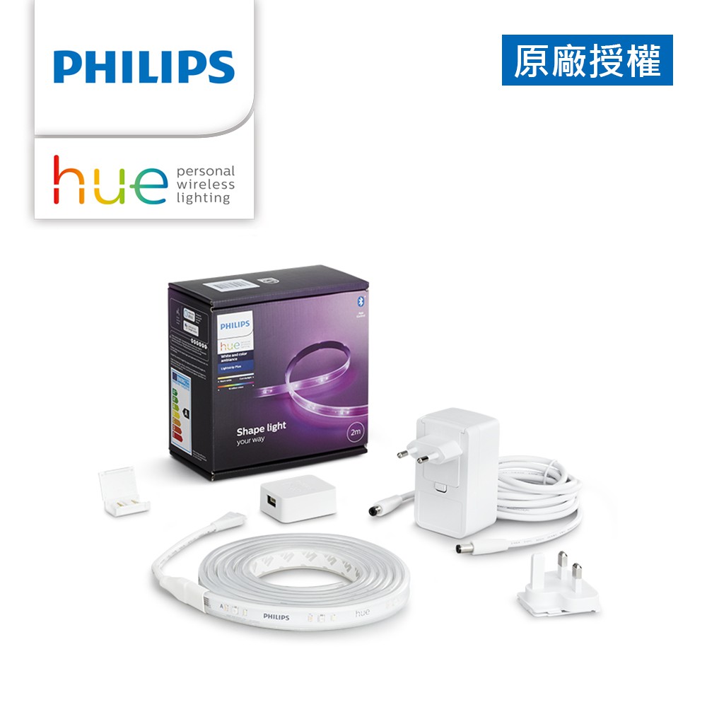 Philips 飛利浦 Hue 智慧照明 全彩情境 2M燈帶 藍牙版(PH008)