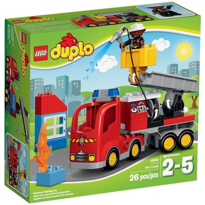 【積木樂園】樂高 LEGO 10592 DUPLO 得寶 消防車