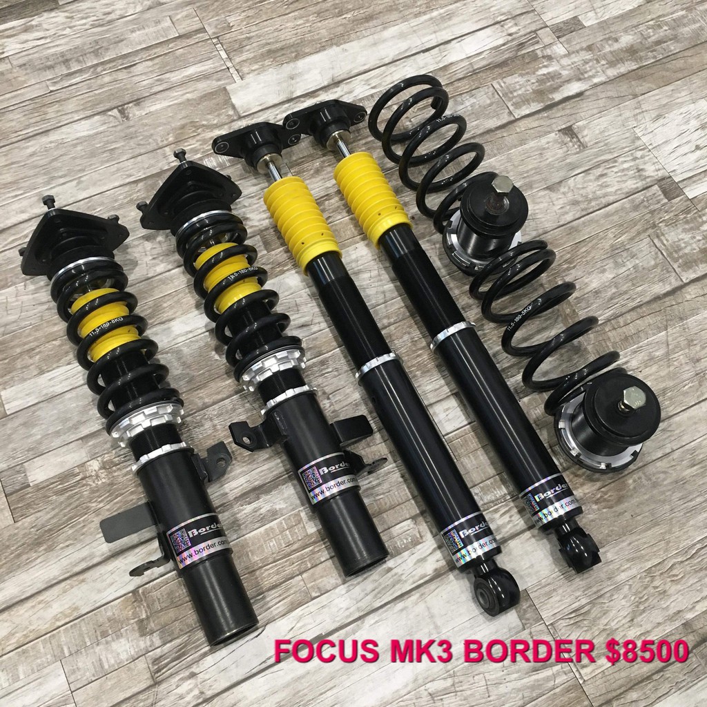 【品太】(保固四個月) FOCUS MK3 MK3.5 BORDER 高低軟硬可調避震器 極新品 整新品
