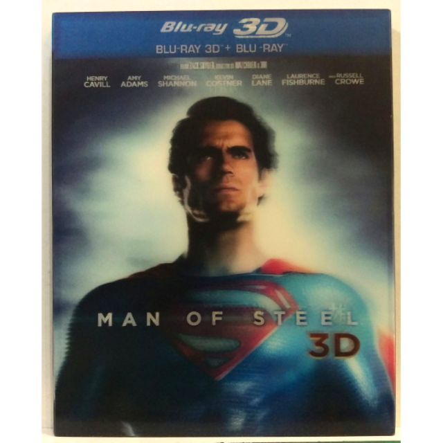 超人：鋼鐵英雄【正版 藍光 BD 光碟 影片2D+3D雙碟閃卡限定版】