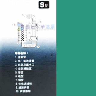 全新出清 ISTA 單管 生化 過濾器 S型水妖精 伊士達 過濾器 小魚缸 培菌 硝化菌