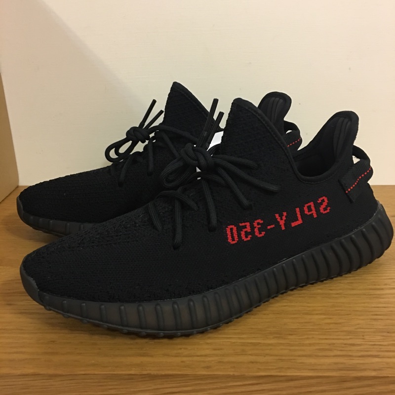 Adidas Yeezy Boost 350 v2 黑紅 拉環