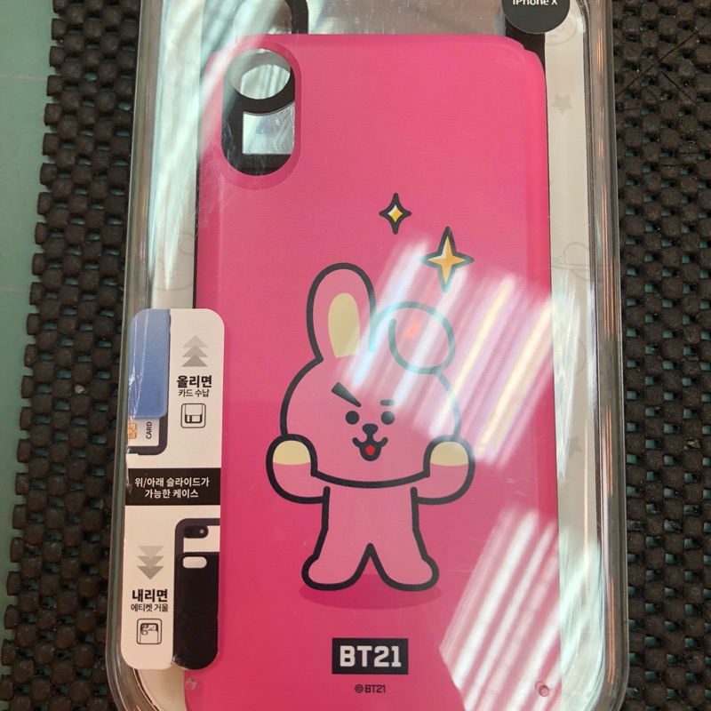 Bts bt21 原廠手機殼 iphonex 全新未拆 800元 含運