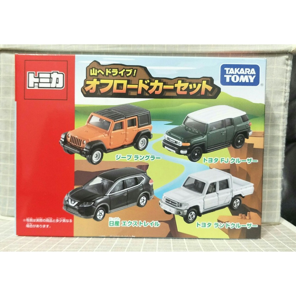 Tomica 山路吉普車-四人組