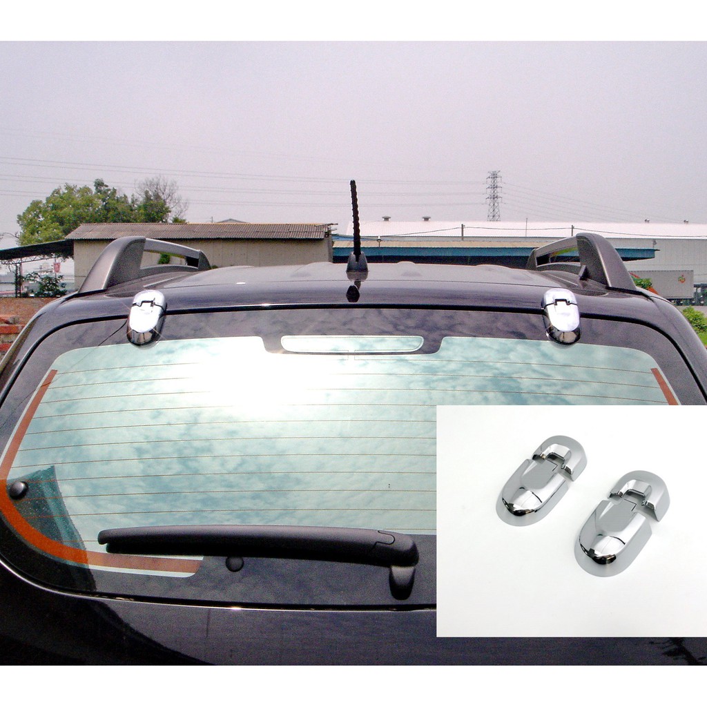 JR-佳睿精品 Hyundai 現代 TUCSON 2005-2011 鍍鉻 後鈕飾蓋 後門 開關飾蓋 改裝 配件