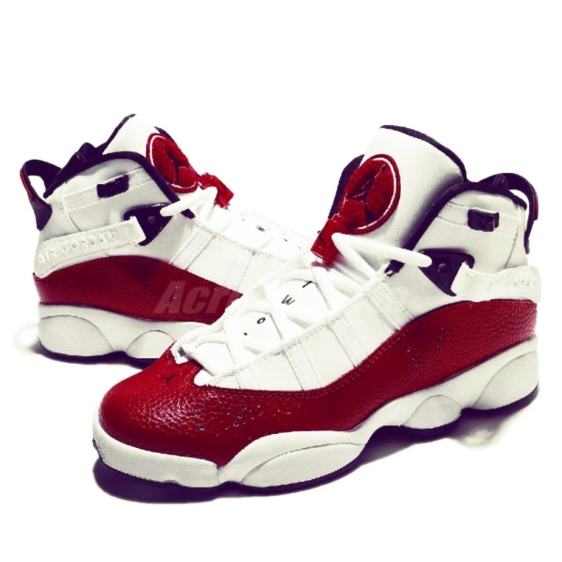 轉賣Nike Air Jordan 6 Rings BG 六冠王 紅白女鞋