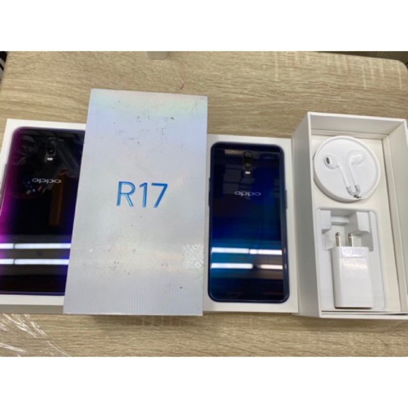 原廠福利品 OPPO R17 藍色  公司貨 保固三個月 實體店面 手機外觀即新