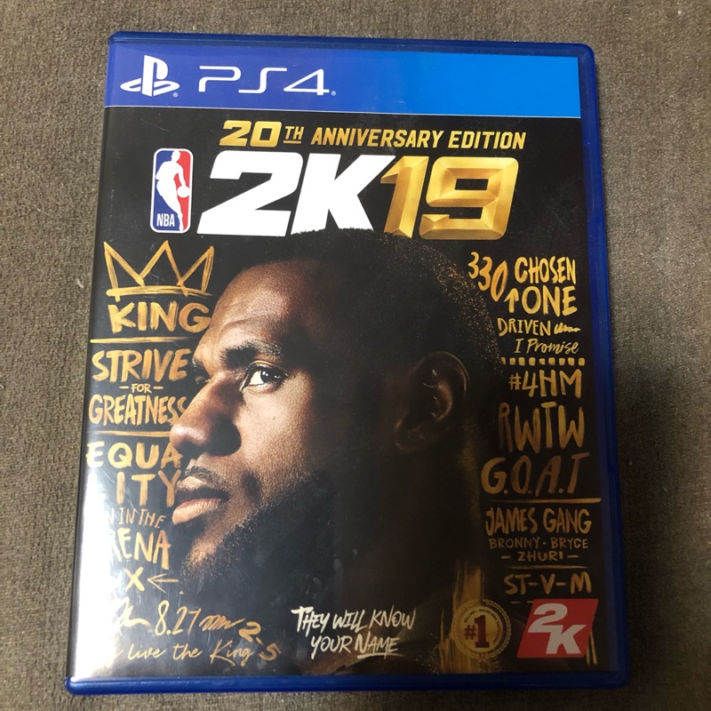PS4 NBA 2K19 二手