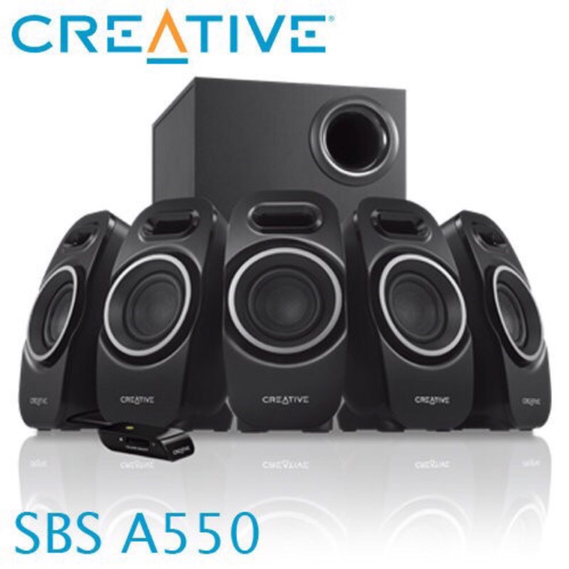 Creative a550 5.1聲道喇叭 可全家貨到付款
