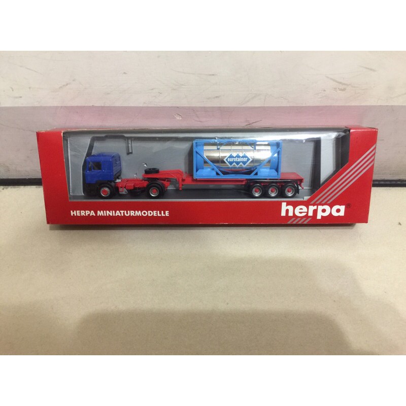 德國🇩🇪herpa1:87 MAN 精緻聯結車模型