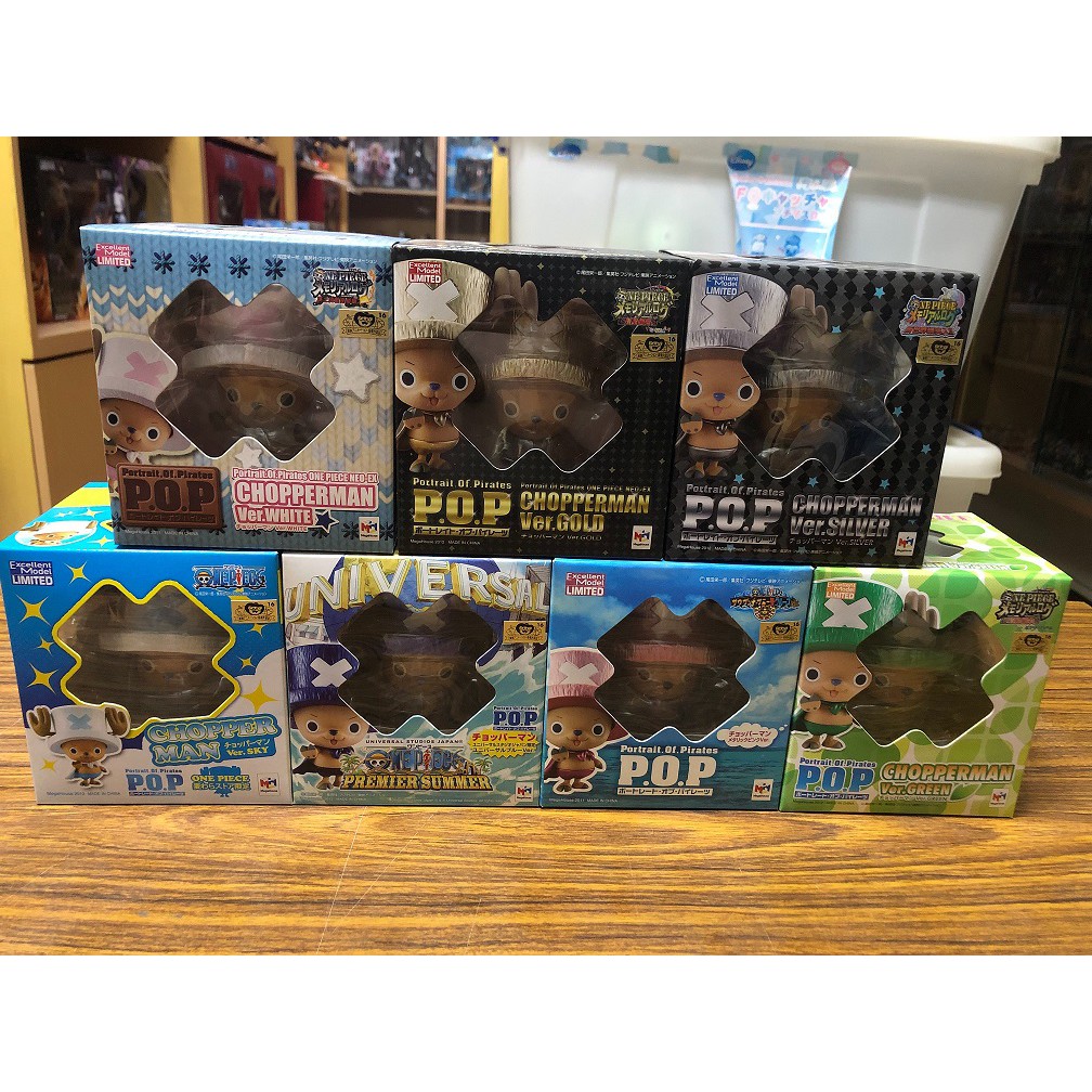 日版限定現貨 海賊王限定pop系列喬巴喬巴超人pop 共七款可選 蝦皮購物