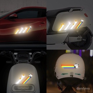 【優選精品】3M電動車反光貼紙個性創意電瓶摩托裝飾改造汽車身劃痕貼防水防曬ins風韓國 EO3P