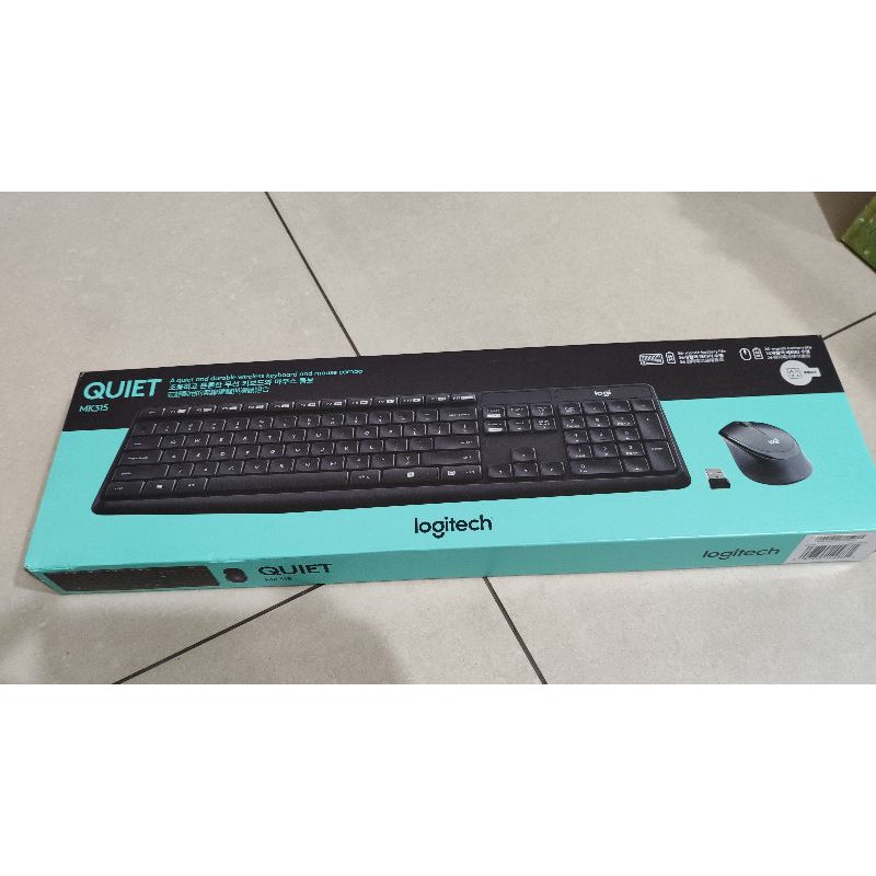 Logitech 羅技 MK315 靜音無線鍵盤滑鼠組 中文