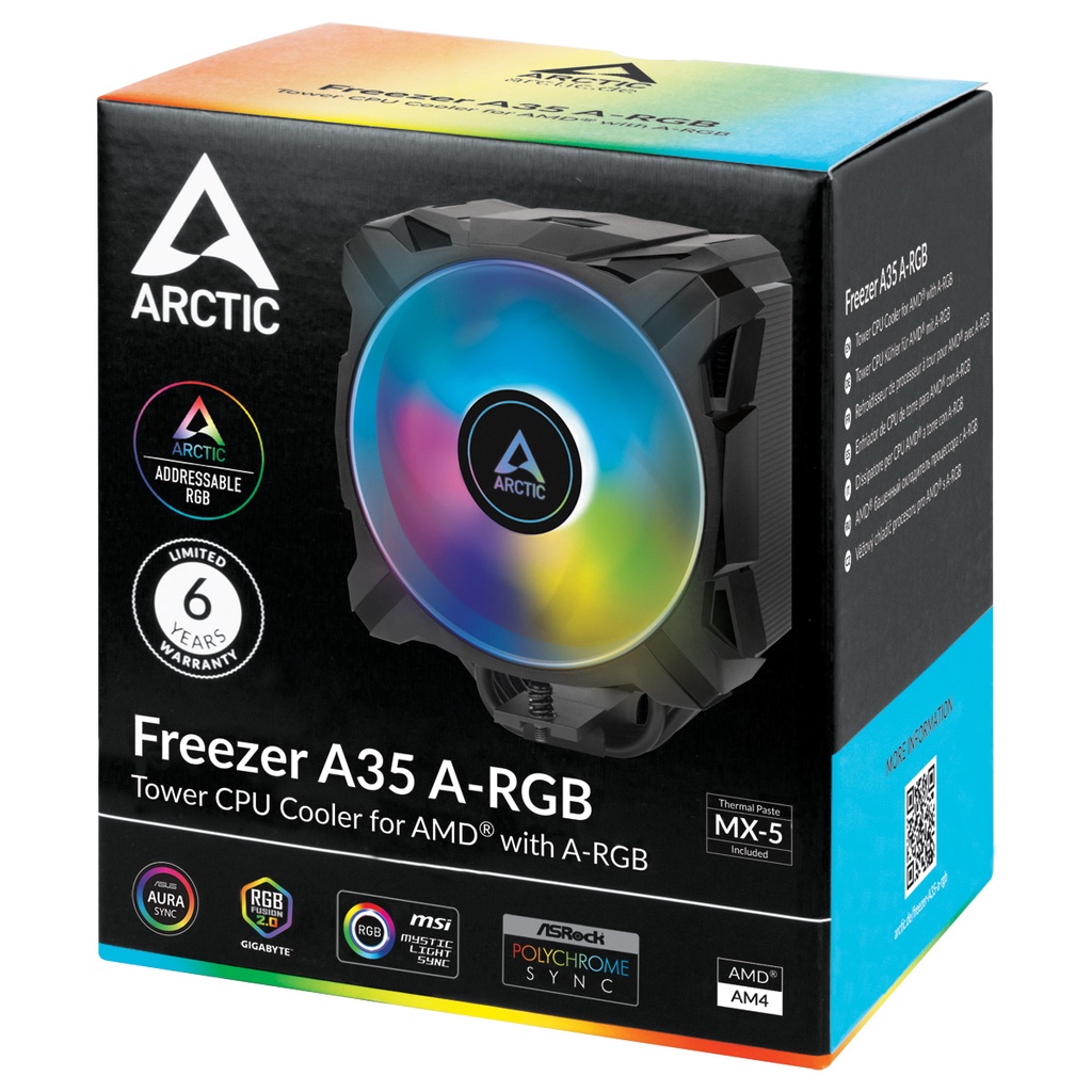 小白的生活工場*Arctic Freezer A35 ARGB CPU散熱器 支援AM4腳位
